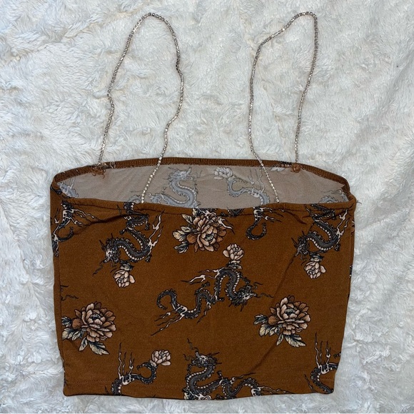 Rue21 Rhinestone Strap Crop Top - Picture 3 of 6